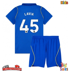 Chelsea Romeo Lavia #45 Replica Home Stadium Kit for Kids 2026-27 Short Sleeve (+ pants)
